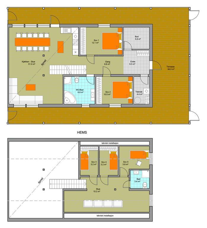 Trysilfjellet Leilighetshotell Phòng bức ảnh